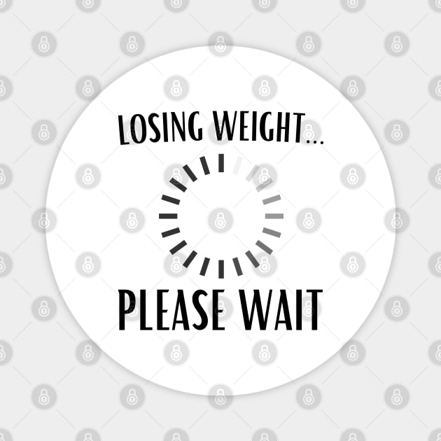 Funny Women Weight Loss Journey Motivation Diet Workout Mom Magnet by Printopedy